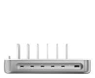 4smarts Stacja ładująca Team 100W 5xUSB-C z zestawem 6 kabli srebrny - 1486744 - zdjęcie 2